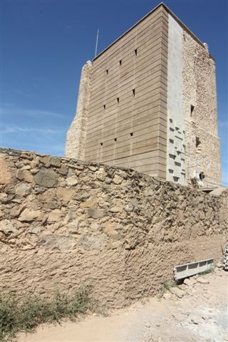 Reconstruction du Donjon de La Muela 