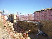 Restauration de la muraille défensive de la Ville de Huesca.