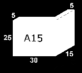 Jamb A15  25X30X15