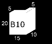 Jamb B10  20X15X10